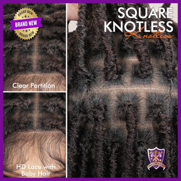 Short Braided Faux Locs Wig 14 Inch Full Lace Front Heat Resistant